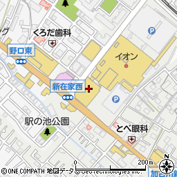 ミヤコ加古川　サティ店周辺の地図