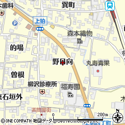 京都府木津川市山城町上狛野日向周辺の地図