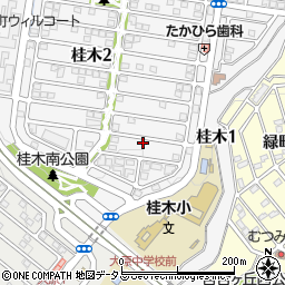 兵庫県神戸市北区桂木2丁目5-15周辺の地図