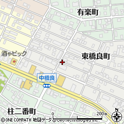 愛知県豊橋市中橋良町周辺の地図