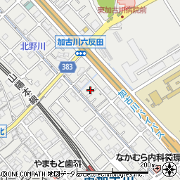 兵庫県加古川市平岡町新在家1372-9周辺の地図