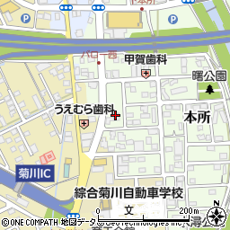 株式会社遠州日石　ＤＤセルフ菊川インターＳＳ周辺の地図