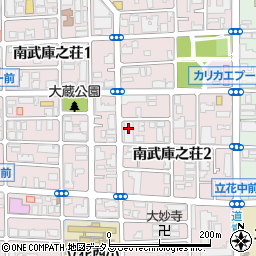 スーパー・コート 武庫之荘周辺の地図