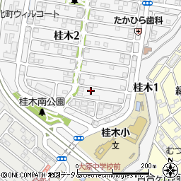 兵庫県神戸市北区桂木2丁目5-13周辺の地図