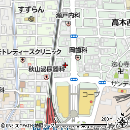 積水ハウス不動産関西株式会社　阪神賃貸営業所周辺の地図