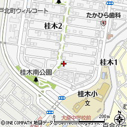 兵庫県神戸市北区桂木2丁目5-11周辺の地図