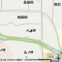 京都府木津川市加茂町大野（八ノ坪）周辺の地図