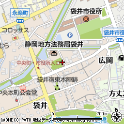 静岡県袋井市袋井363周辺の地図