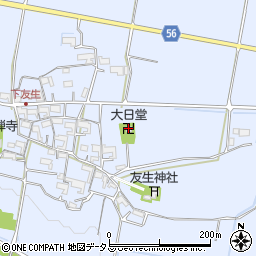 大日堂周辺の地図