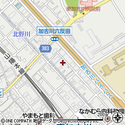 兵庫県加古川市平岡町新在家1372-8周辺の地図