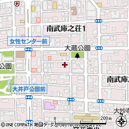 ＣＡＳＡ・ＤＥ・武庫之荘周辺の地図
