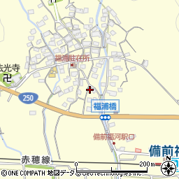 兵庫県赤穂市福浦2376周辺の地図