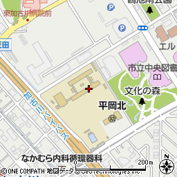 兵庫県加古川市平岡町新在家1327-1周辺の地図