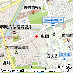 静岡県袋井市袋井314周辺の地図