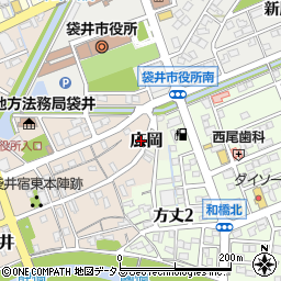 静岡県袋井市袋井116周辺の地図