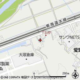 静岡県袋井市愛野1443周辺の地図