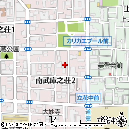 ファミール武庫之荘周辺の地図