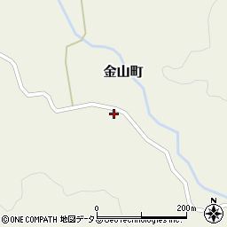 島根県益田市金山町678-2周辺の地図