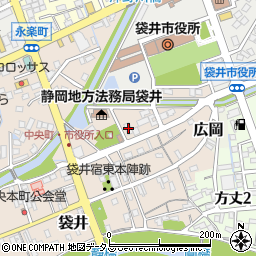 静岡県袋井市袋井353周辺の地図