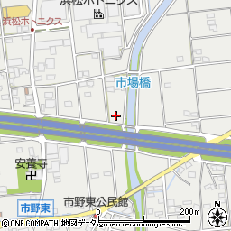 静岡県浜松市中央区市野町1058周辺の地図