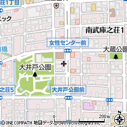 あっちゃん弁当武庫之荘店周辺の地図