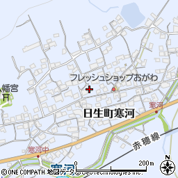 岡山県備前市日生町寒河1400周辺の地図