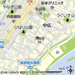 兵庫県赤穂市中広728周辺の地図