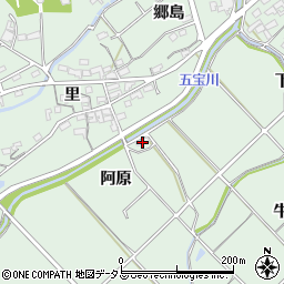 愛知県知多郡美浜町豊丘阿原周辺の地図