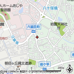 兵庫県芦屋市岩園町39-1周辺の地図