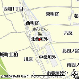 京都府木津川市山城町上狛北桑垣外周辺の地図