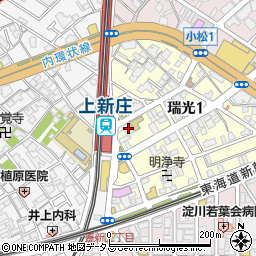 関西みらい銀行上新庄支店周辺の地図