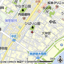 兵庫県赤穂市中広2095周辺の地図