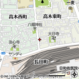 ホワイト急便西宮高木東町店周辺の地図