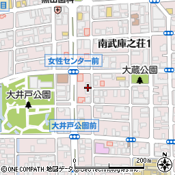 ラフィーネ武庫之荘周辺の地図