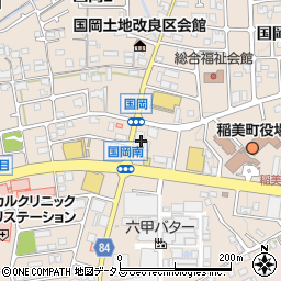 兵庫県加古郡稲美町国岡1丁目173周辺の地図