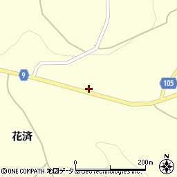 広島県神石郡神石高原町花済148周辺の地図