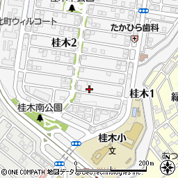兵庫県神戸市北区桂木2丁目7-8周辺の地図
