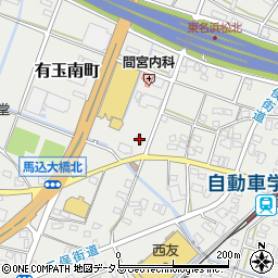 静岡県浜松市中央区有玉南町1856周辺の地図