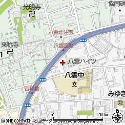アリさんマークの引越社 大阪中央支店周辺の地図