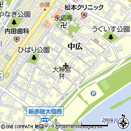 兵庫県赤穂市中広760周辺の地図