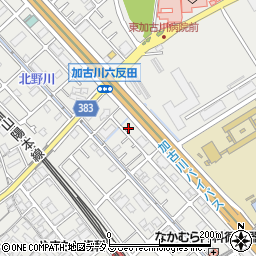 兵庫県加古川市平岡町新在家1372-17周辺の地図