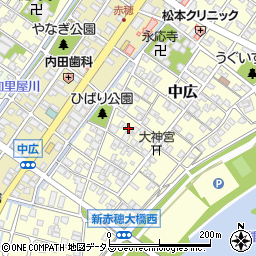 兵庫県赤穂市中広722周辺の地図