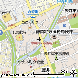 静岡県袋井市永楽町243周辺の地図