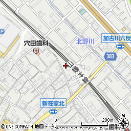 兵庫県加古川市平岡町新在家956周辺の地図