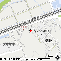 静岡県袋井市愛野2388周辺の地図