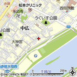兵庫県赤穂市中広501周辺の地図