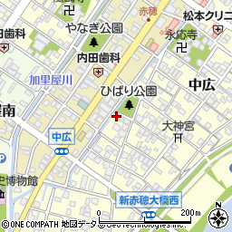 兵庫県赤穂市中広2092周辺の地図