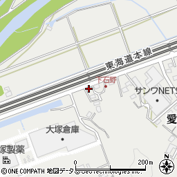 静岡県袋井市愛野1444-1周辺の地図