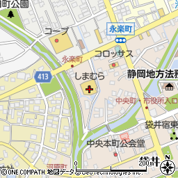 静岡県袋井市永楽町20周辺の地図