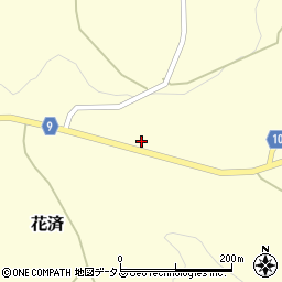 広島県神石郡神石高原町花済147周辺の地図